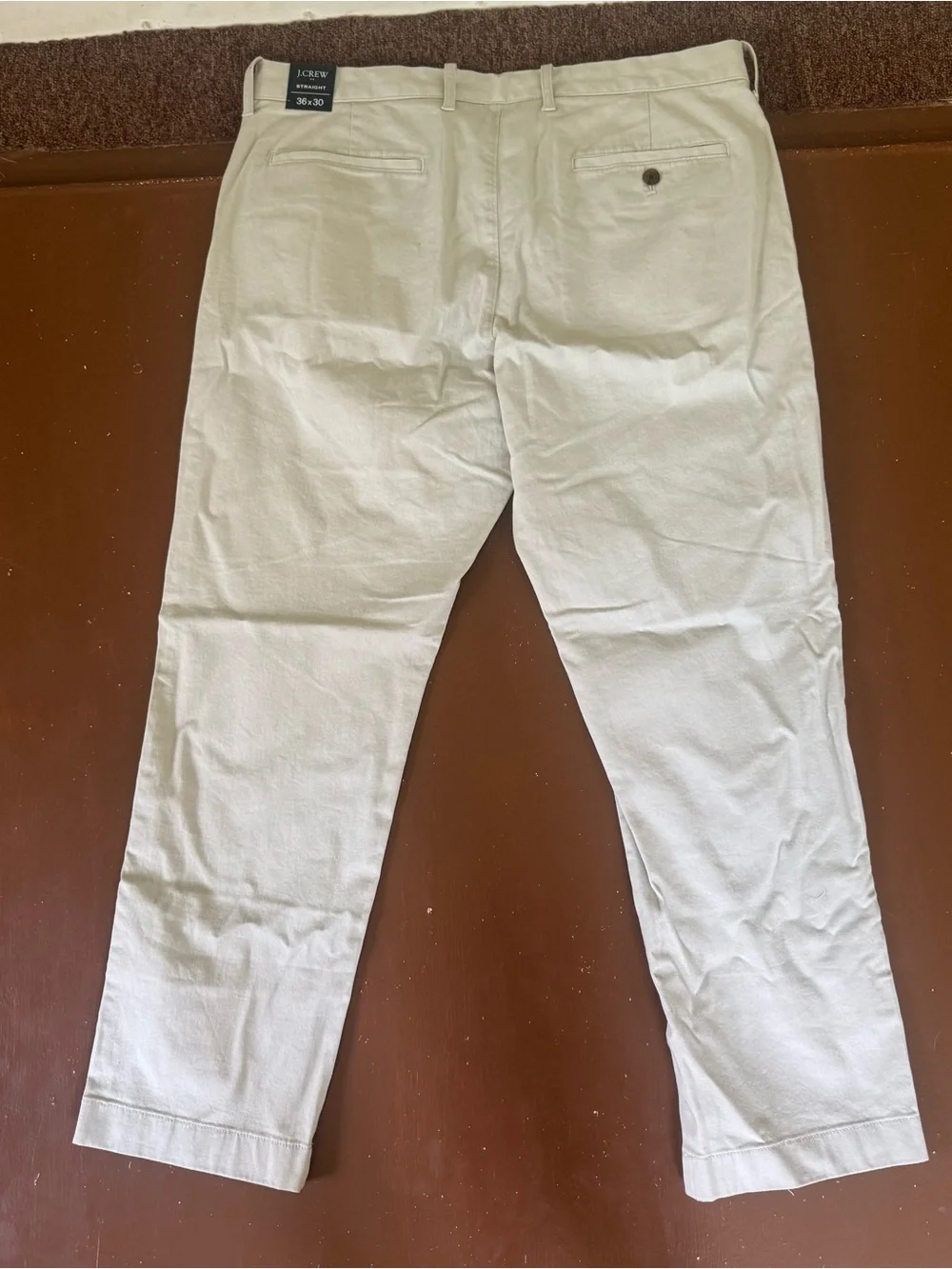Men’s J. Crew Flex Straight Pants - W36 x L30 color : stone